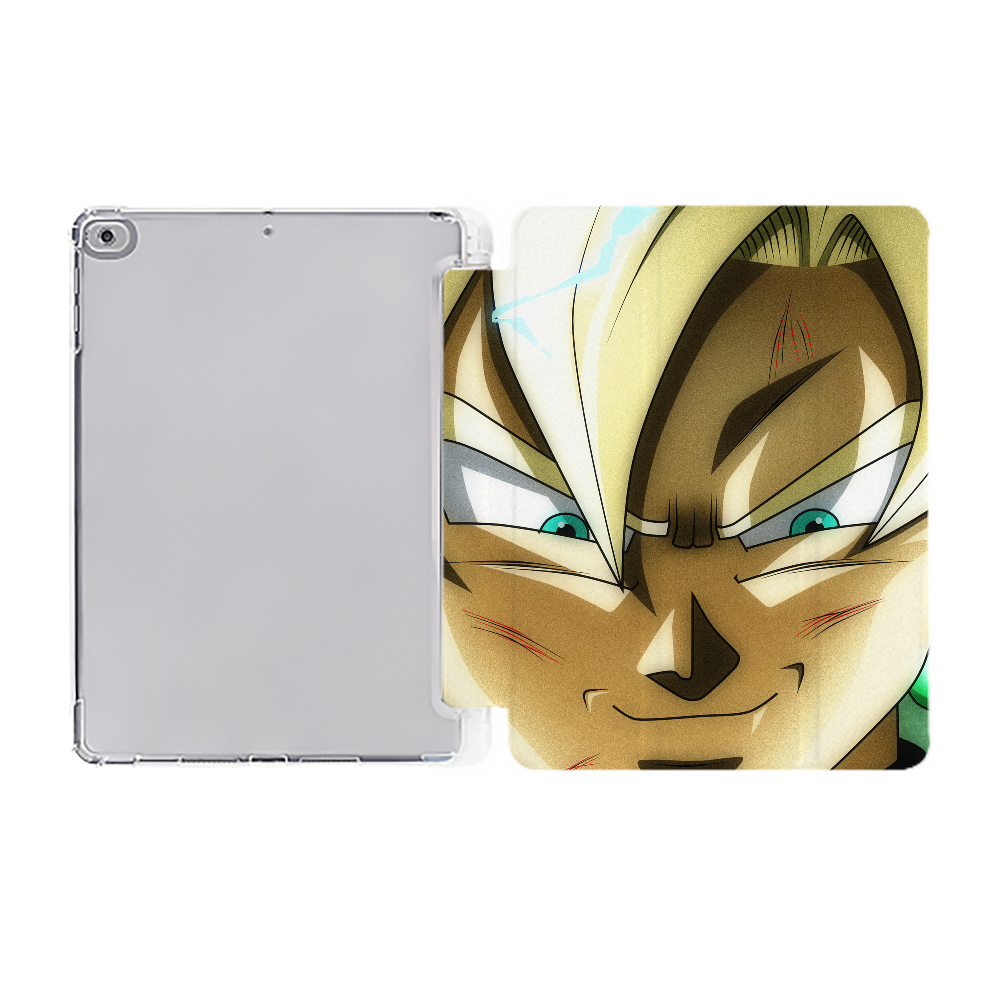 （画像用） ドラゴンボール DRAGON BALL IPad ケース ペン収納付き 三つ折りスタンド PUレザー×シリコン 対応機種9.5/10.5/10.9インチ